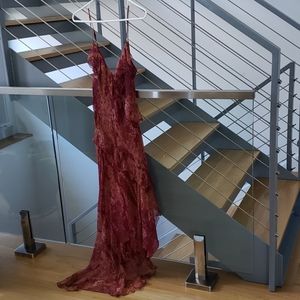 Bebe asymmetric dress size s